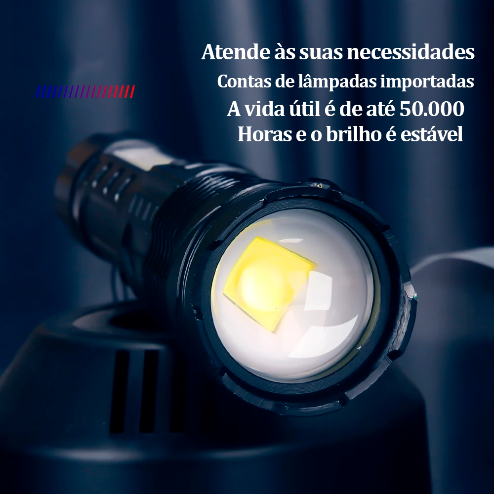Laser Titanium Flashlight