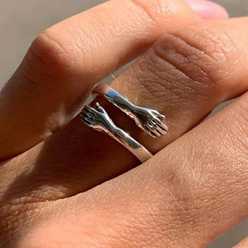 Silver Hug Ring