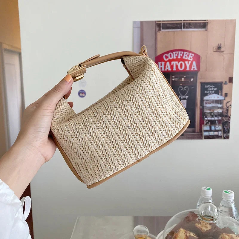 Maldives Handwoven Straw Bag
