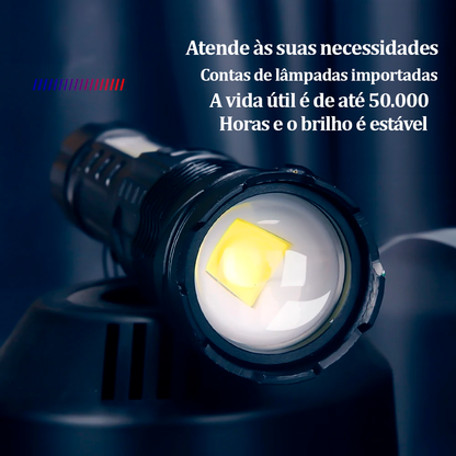 Laser Titanium Flashlight
