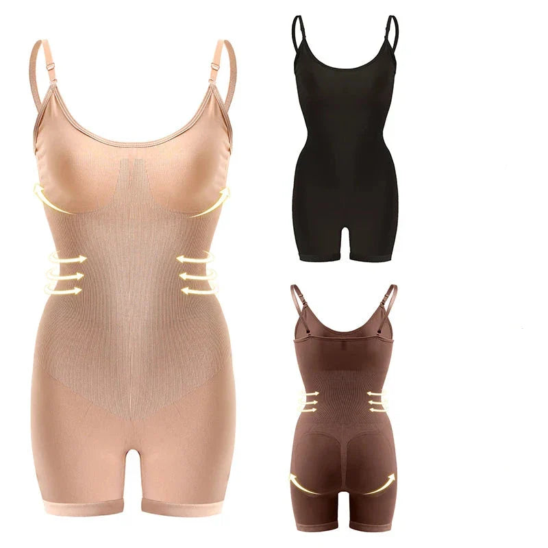 3-in-1 Seamless Body Shaper – Butt Lifter, Waist Slimmer & Posture Corrector